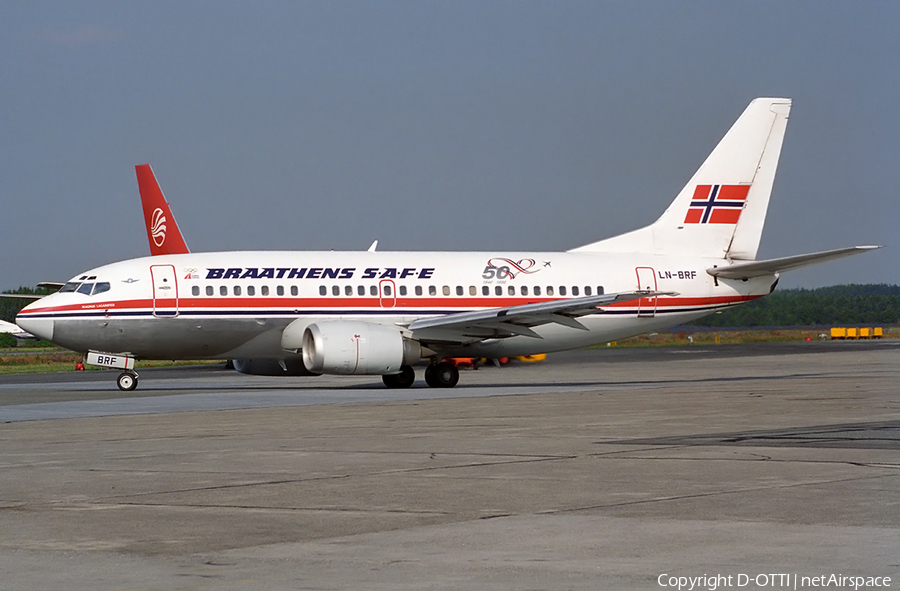 Braathens Boeing 737-505 (LN-BRF) | Photo 155038