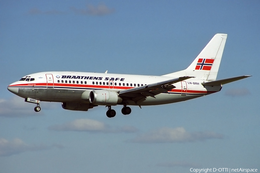 Braathens Boeing 737-505 (LN-BRH) | Photo 301279