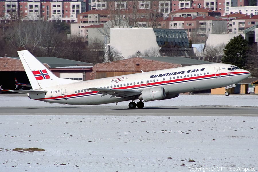 Braathens Boeing 737-405 (LN-BRI) | Photo 145188