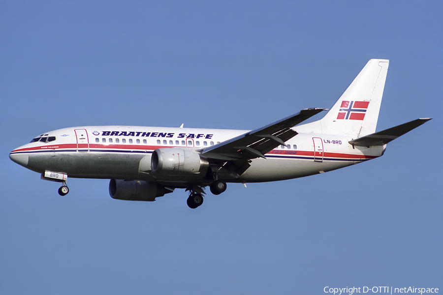 Braathens Boeing 737-505 (LN-BRO) | Photo 415829