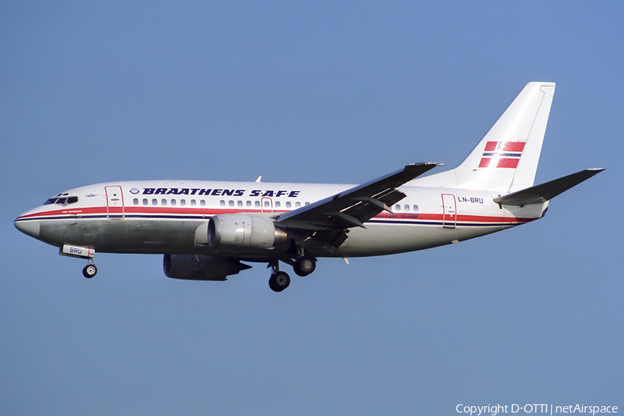 Braathens Boeing 737-505 (LN-BRU) | Photo 415825