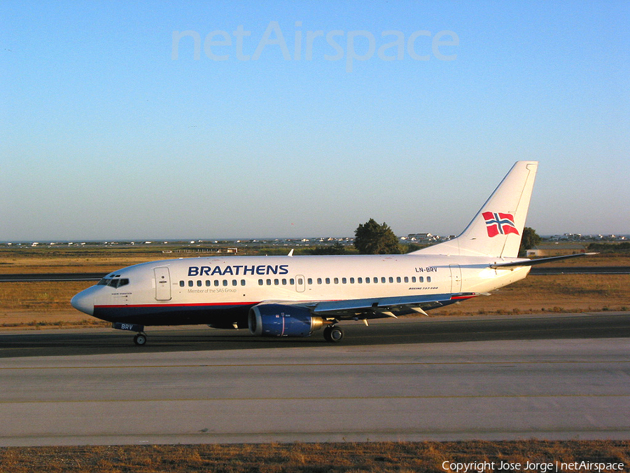 Braathens Boeing 737-505 (LN-BRV) | Photo 507000