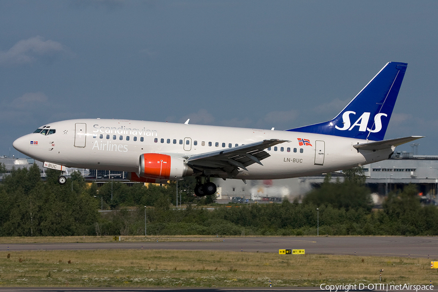 SAS - Scandinavian Airlines Boeing 737-505 (LN-BUC) | Photo 267259