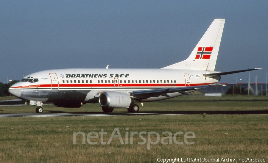 Braathens Boeing 737-505 (LN-BUG) | Photo 407947