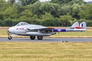 Norwegian Airforce Historical Squadron De Havilland DH.100 Vampire FB6 (LN-DHY) at  RAF Fairford, United Kingdom