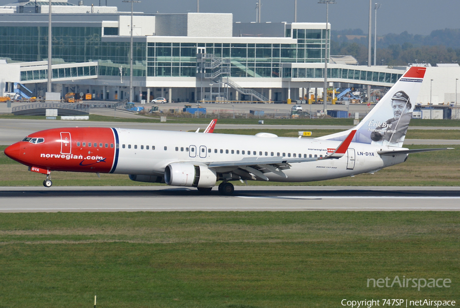 Norwegian Air Shuttle Boeing 737-8JP (LN-DYA) | Photo 87587