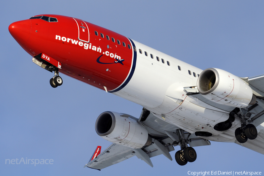 Norwegian Air Shuttle Boeing 737-8JP (LN-DYA) | Photo 4054