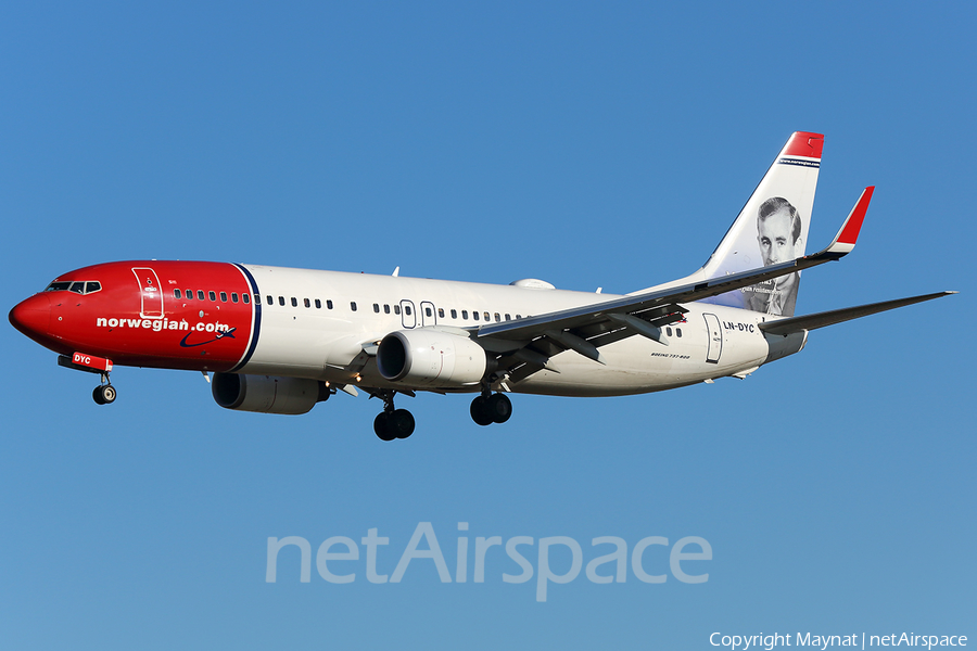 Norwegian Air Shuttle Boeing 737-8JP (LN-DYC) | Photo 416306