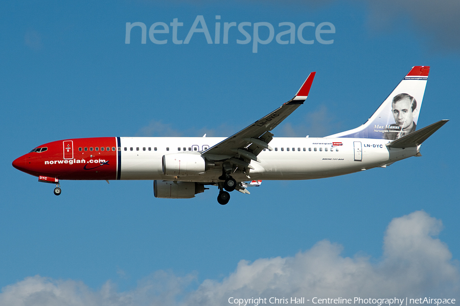 Norwegian Air Shuttle Boeing 737-8JP (LN-DYC) | Photo 3542