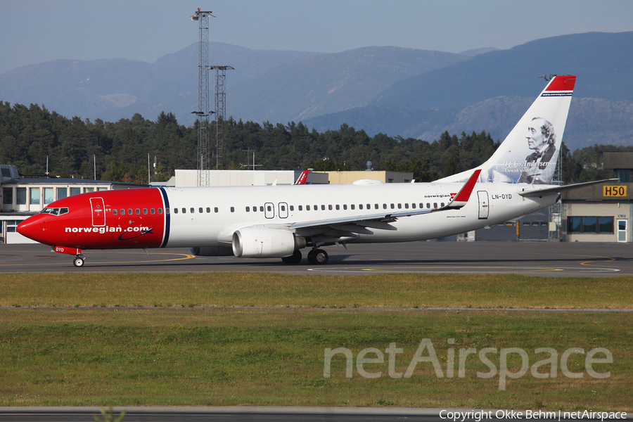Norwegian Air Shuttle Boeing 737-8JP (LN-DYD) | Photo 254111