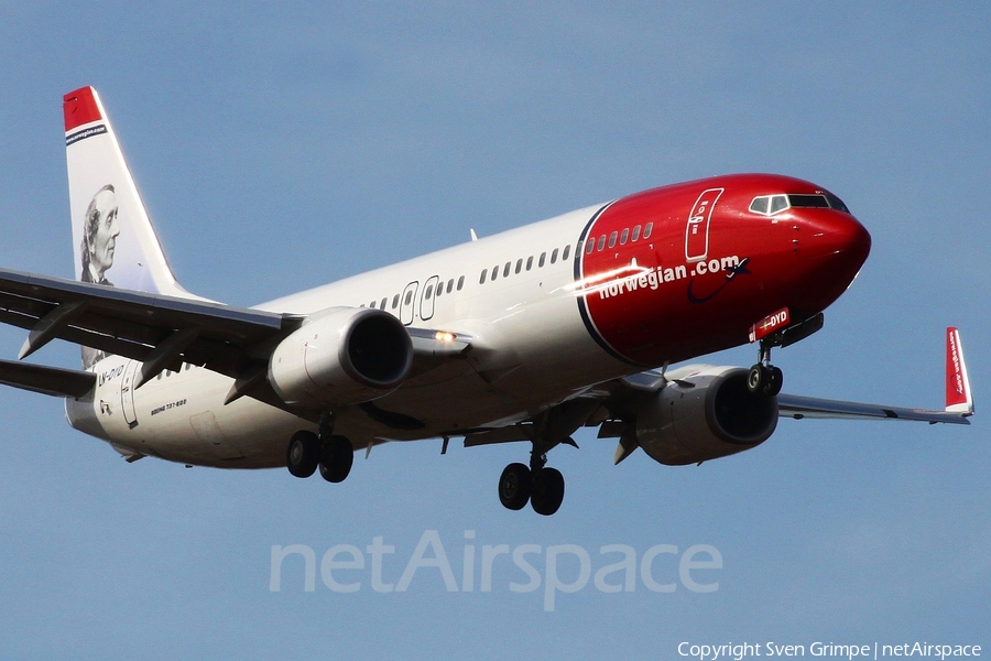 Norwegian Air Shuttle Boeing 737-8JP (LN-DYD) | Photo 36832