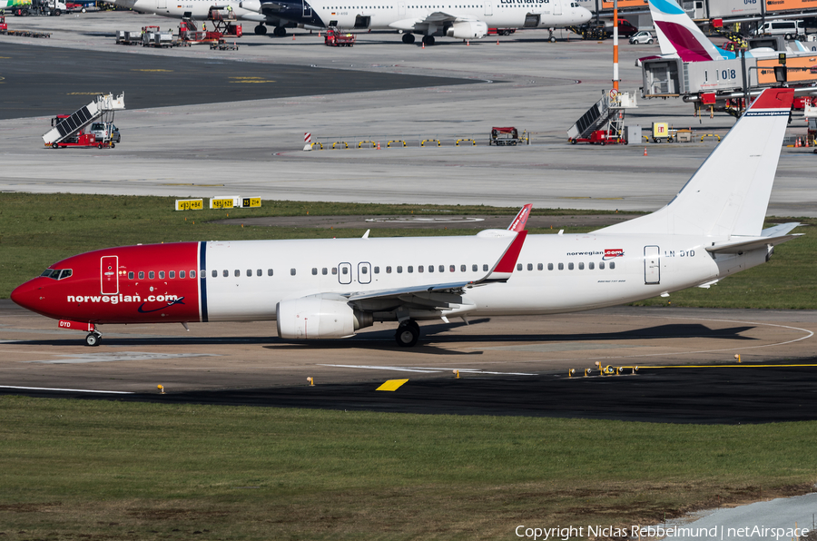 Norwegian Air Shuttle Boeing 737-8JP (LN-DYD) | Photo 267241