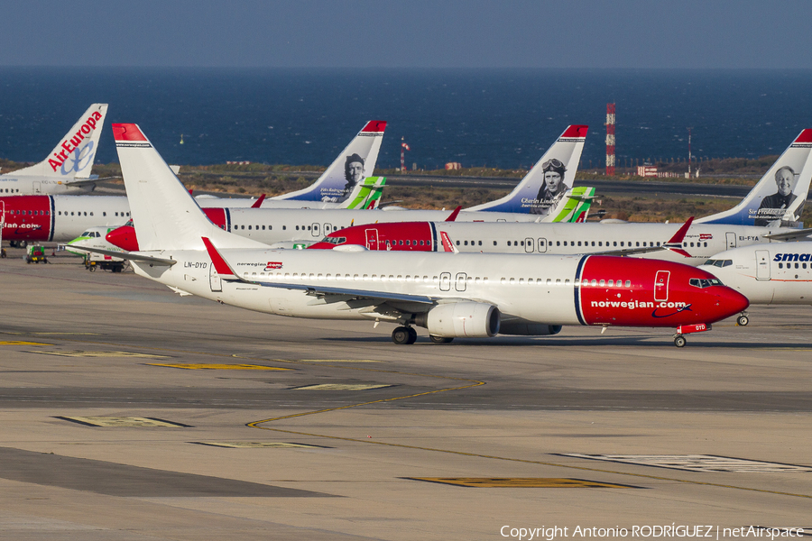 Norwegian Air Shuttle Boeing 737-8JP (LN-DYD) | Photo 303687