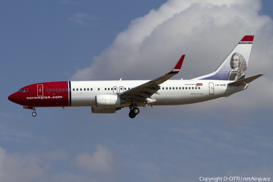 Norwegian Air Shuttle Boeing 737-8JP (LN-DYE) | Photo 416128