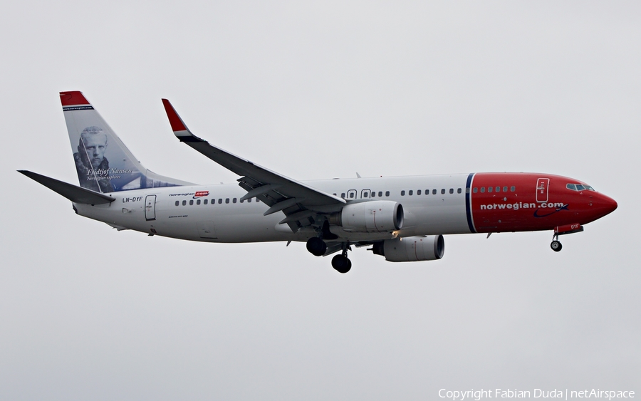 Norwegian Air Shuttle Boeing 737-8JP (LN-DYF) | Photo 312415