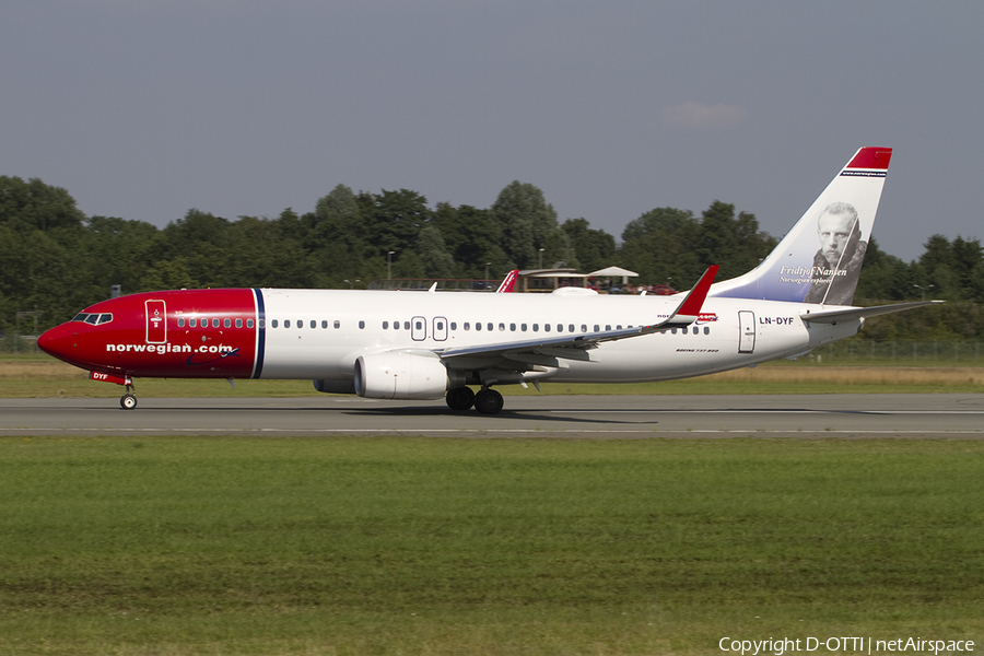 Norwegian Air Shuttle Boeing 737-8JP (LN-DYF) | Photo 388483
