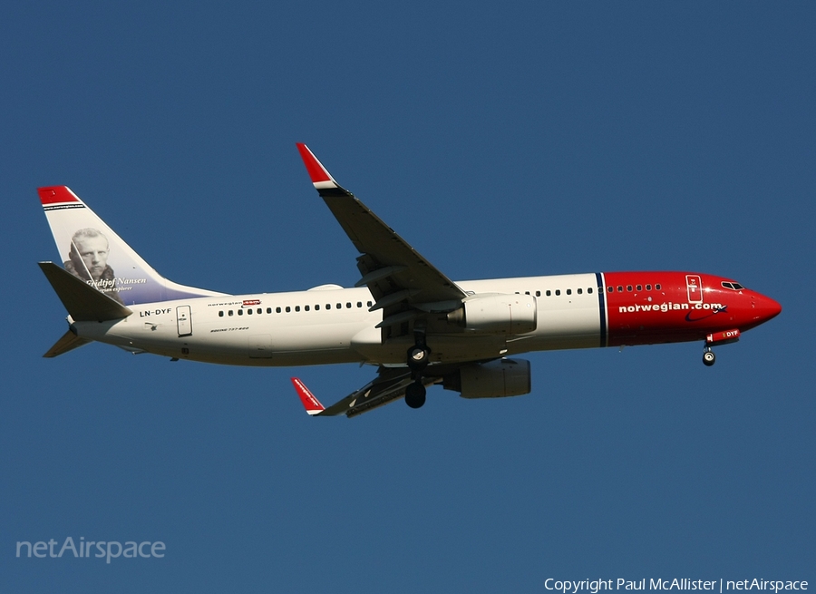 Norwegian Air Shuttle Boeing 737-8JP (LN-DYF) | Photo 17270