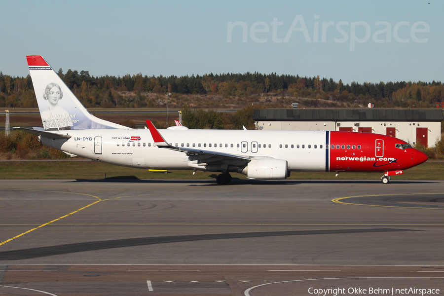 Norwegian Air Shuttle Boeing 737-8JP (LN-DYG) | Photo 92436
