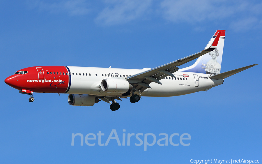 Norwegian Air Shuttle Boeing 737-8JP (LN-DYG) | Photo 291872
