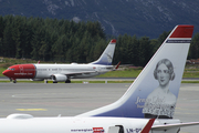 Norwegian Air Shuttle Boeing 737-8JP (LN-DYG) at  Bergen - Flesland, Norway