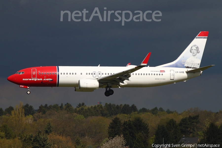 Norwegian Air Shuttle Boeing 737-8JP (LN-DYG) | Photo 75348