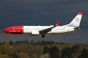 Norwegian Air Shuttle Boeing 737-8JP (LN-DYG) at  Hamburg - Fuhlsbuettel (Helmut Schmidt), Germany