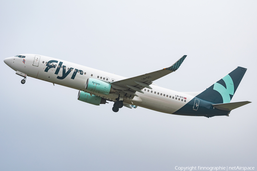 Flyr Boeing 737-8JP (LN-DYI) | Photo 489304