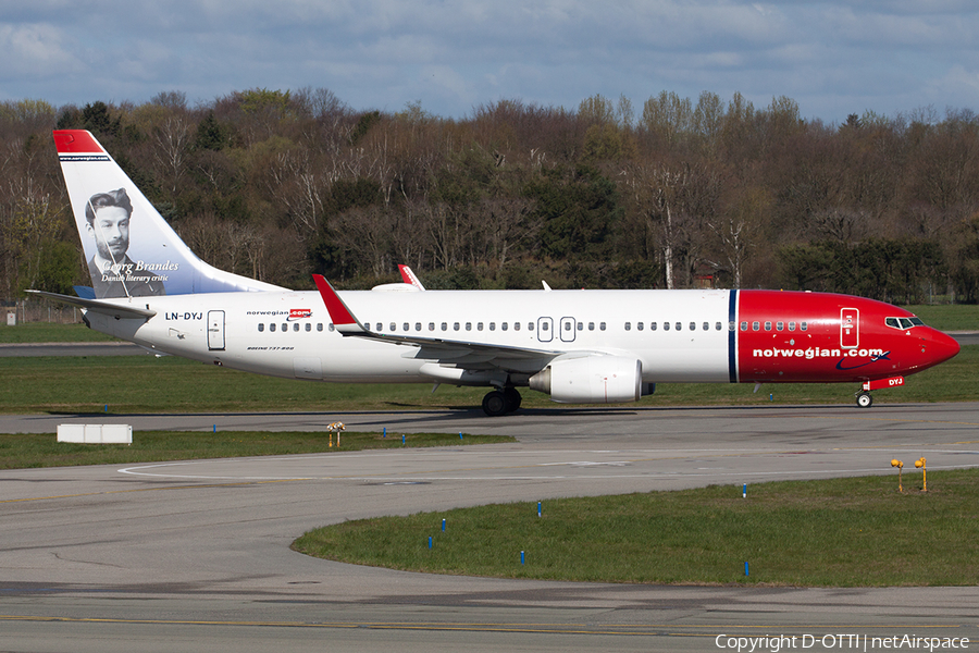 Norwegian Air Shuttle Boeing 737-8JP (LN-DYJ) | Photo 489559