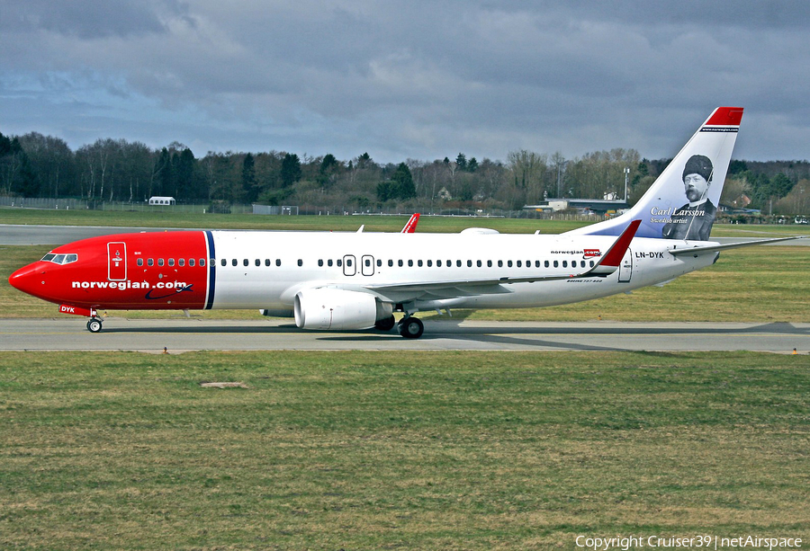Norwegian Air Shuttle Boeing 737-8JP (LN-DYK) | Photo 106872
