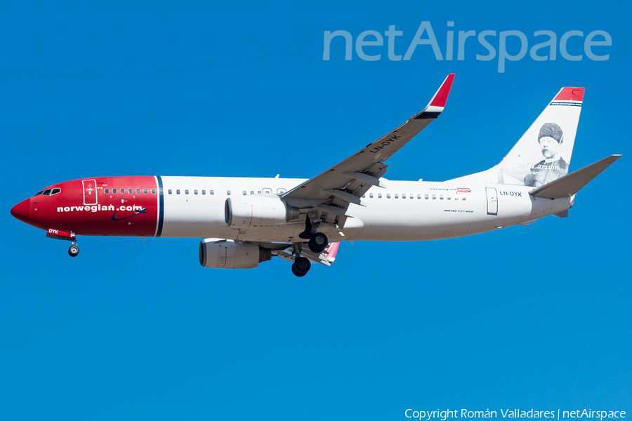 Norwegian Air Shuttle Boeing 737-8JP (LN-DYK) | Photo 465865