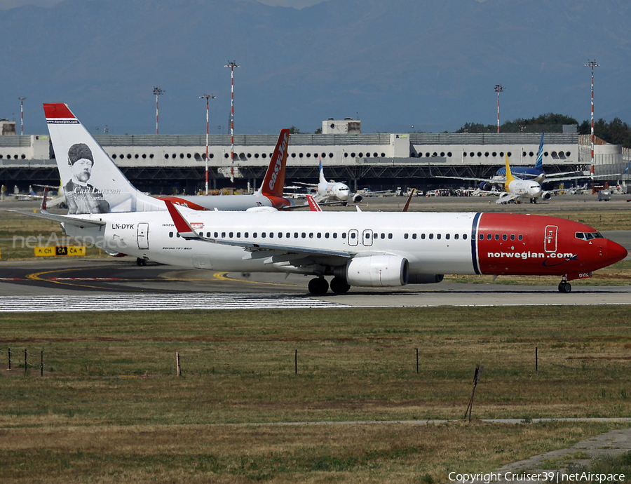 Norwegian Air Shuttle Boeing 737-8JP (LN-DYK) | Photo 538426