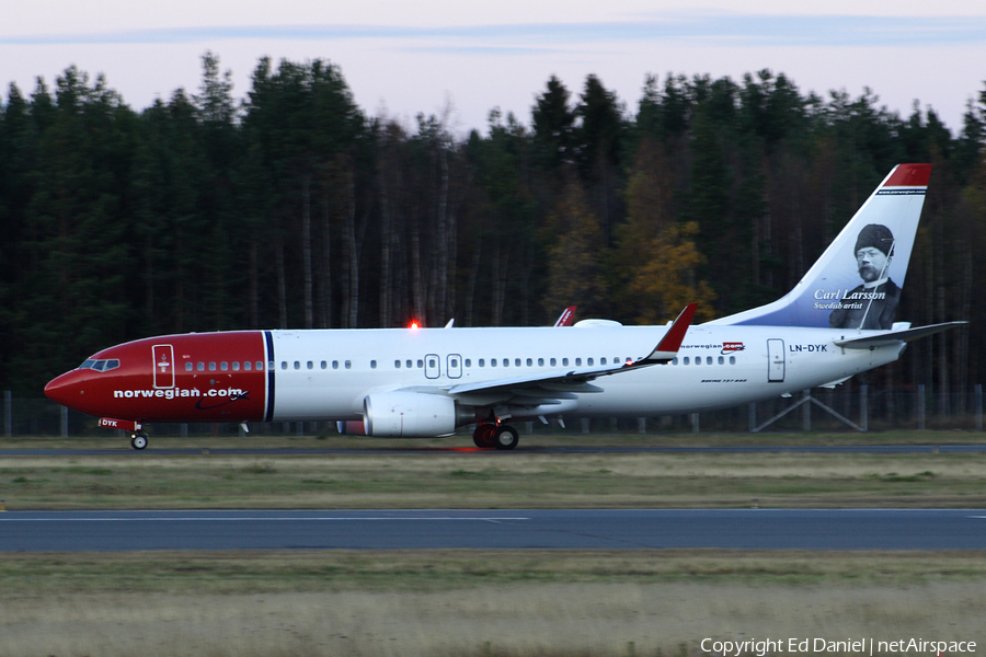 Norwegian Air Shuttle Boeing 737-8JP (LN-DYK) | Photo 12284