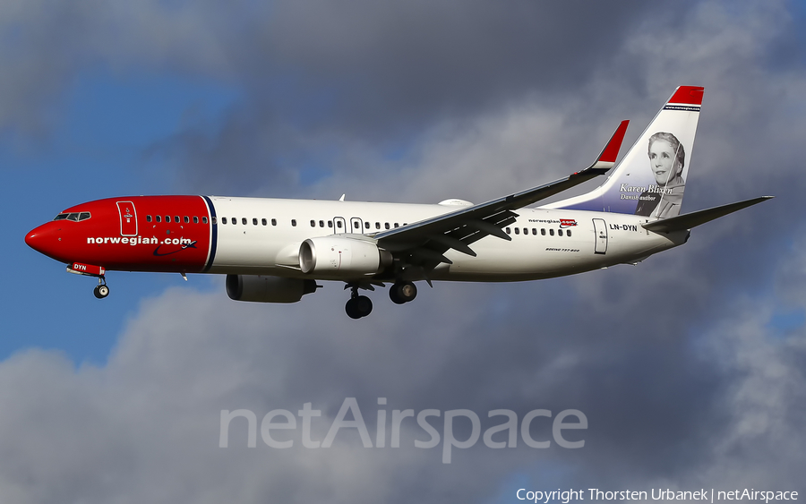 Norwegian Air Shuttle Boeing 737-8JP (LN-DYN) | Photo 411355
