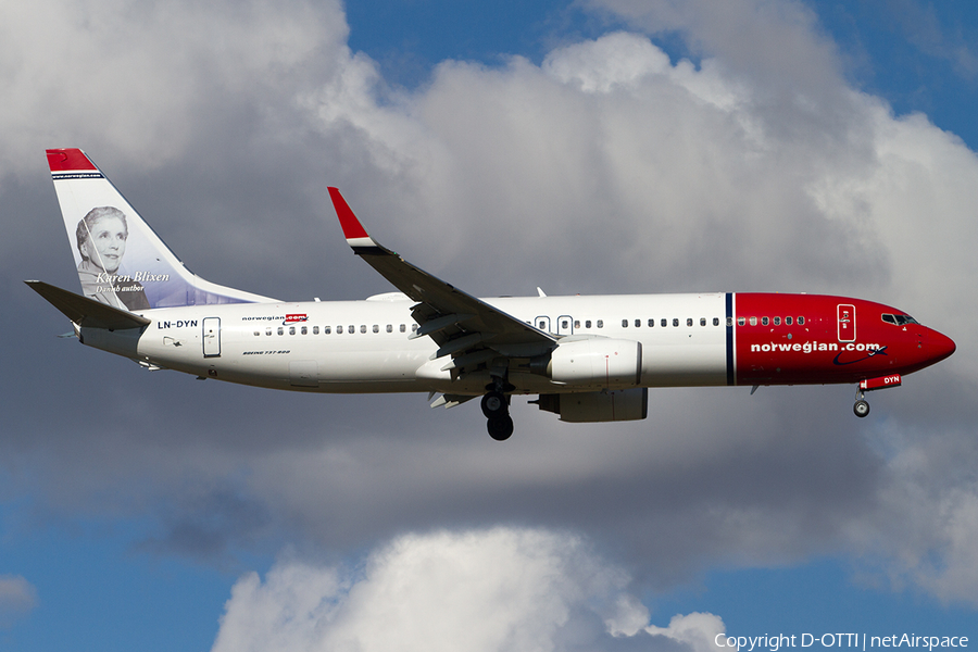 Norwegian Air Shuttle Boeing 737-8JP (LN-DYN) | Photo 485634