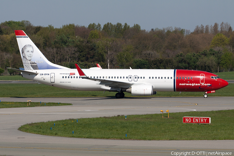 Norwegian Air Shuttle Boeing 737-8JP (LN-DYN) | Photo 493448