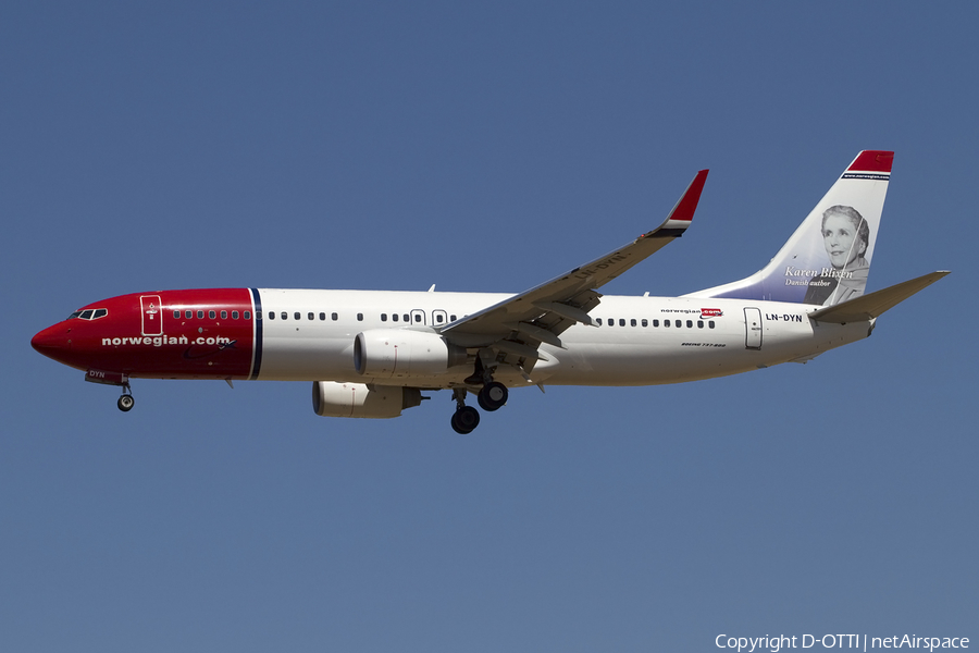 Norwegian Air Shuttle Boeing 737-8JP (LN-DYN) | Photo 414973