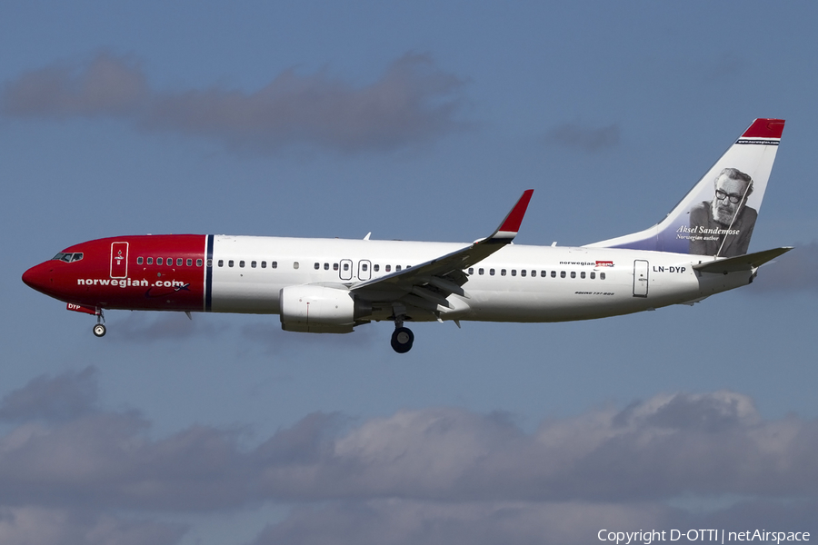 Norwegian Air Shuttle Boeing 737-8JP (LN-DYP) | Photo 409100