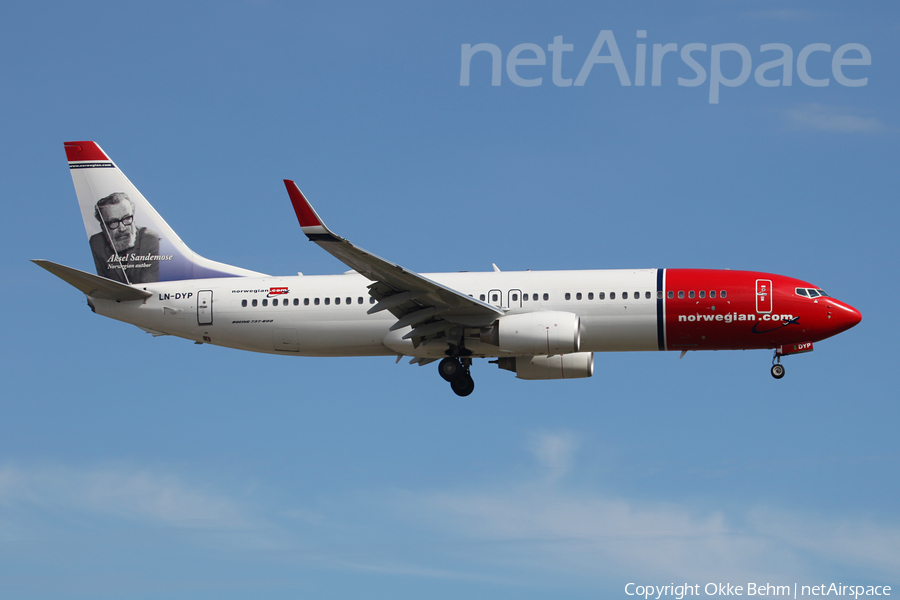 Norwegian Air Shuttle Boeing 737-8JP (LN-DYP) | Photo 75629