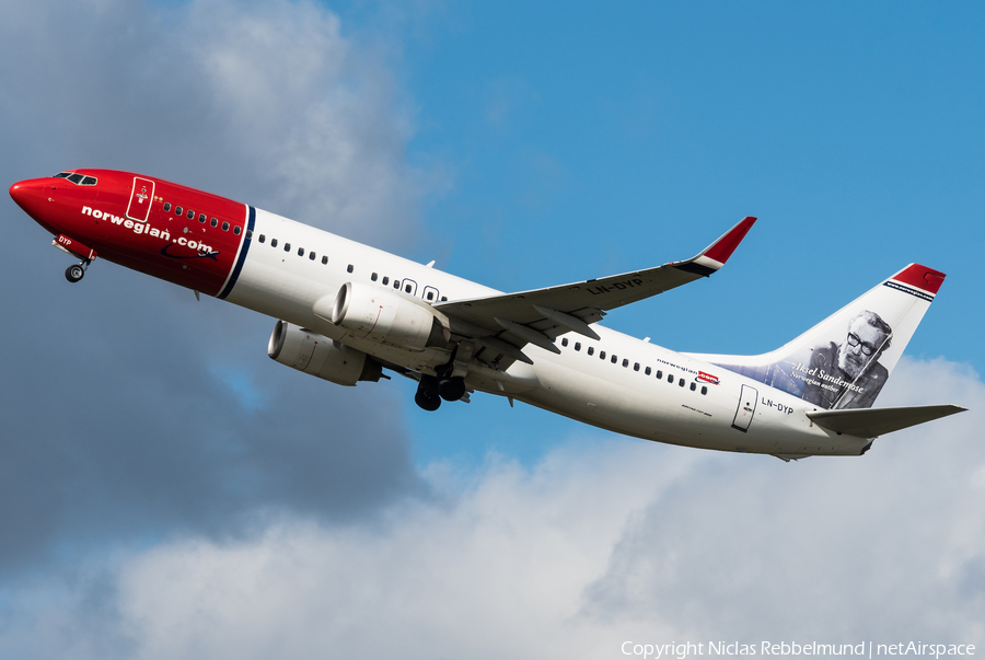 Norwegian Air Shuttle Boeing 737-8JP (LN-DYP) | Photo 304815