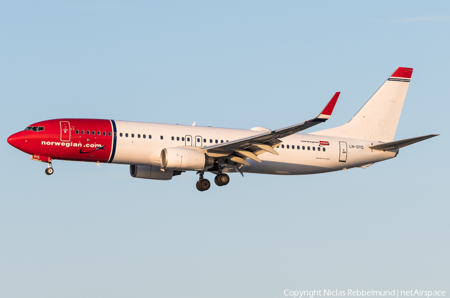 Norwegian Air Shuttle Boeing 737-8JP (LN-DYQ) | Photo 318834