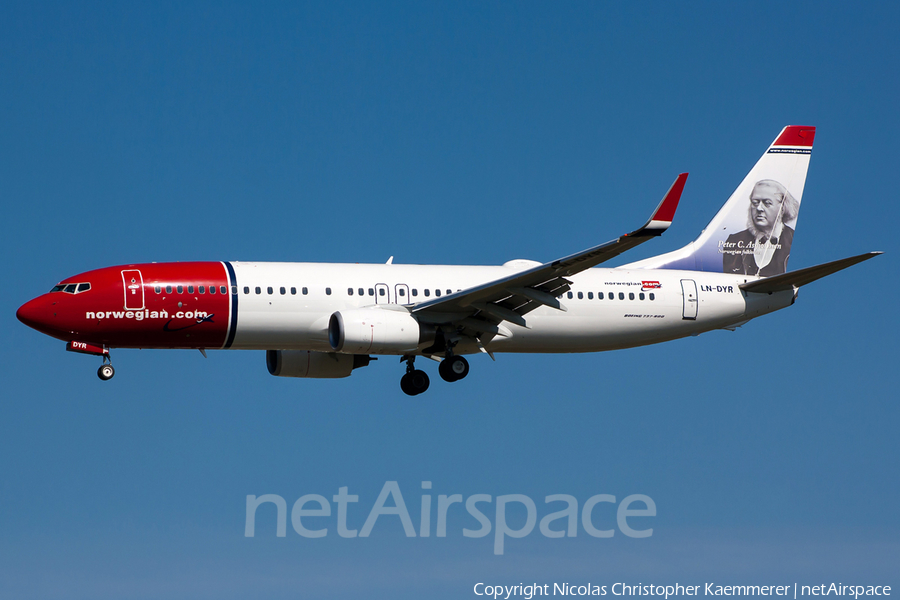 Norwegian Air Shuttle Boeing 737-8JP (LN-DYR) | Photo 121573