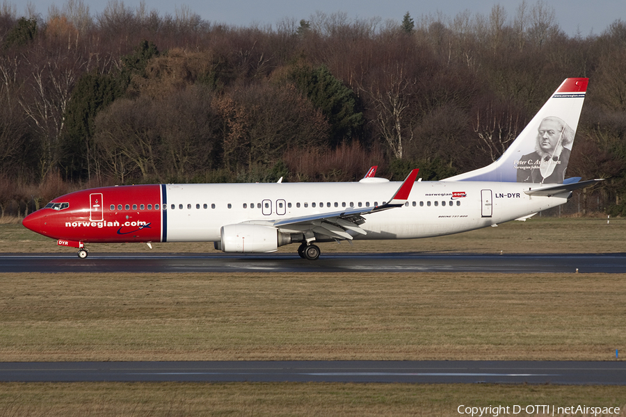 Norwegian Air Shuttle Boeing 737-8JP (LN-DYR) | Photo 399988