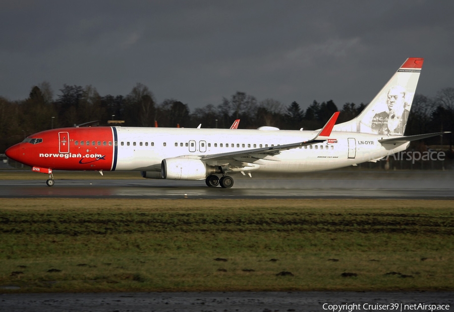 Norwegian Air Shuttle Boeing 737-8JP (LN-DYR) | Photo 500685