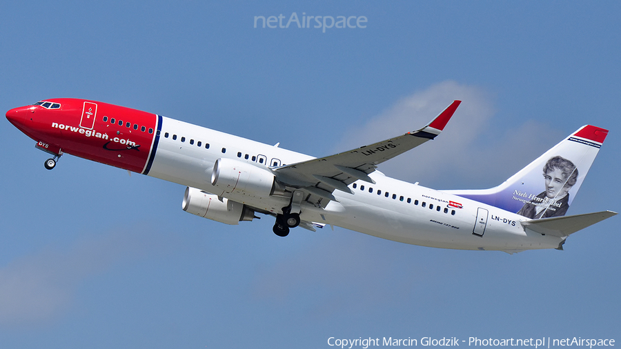 Norwegian Air Shuttle Boeing 737-8JP (LN-DYS) | Photo 385586
