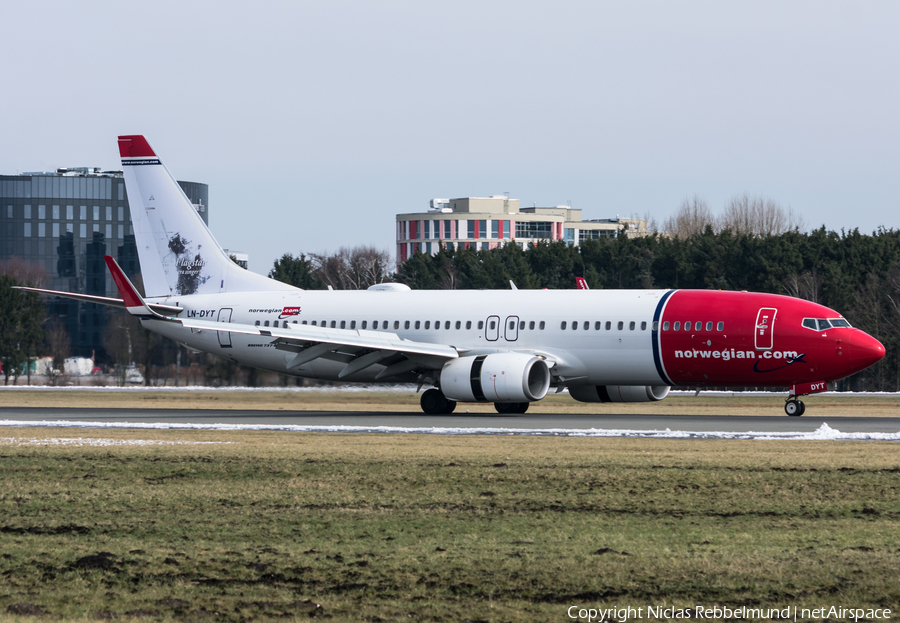 Norwegian Air Shuttle Boeing 737-8JP (LN-DYT) | Photo 232842
