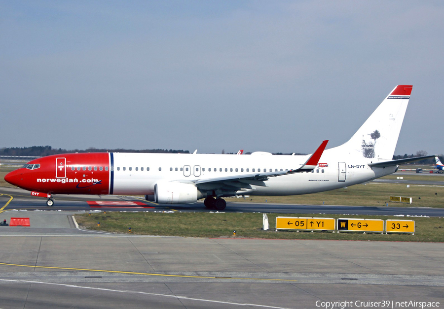Norwegian Air Shuttle Boeing 737-8JP (LN-DYT) | Photo 269081