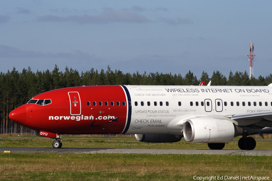 Norwegian Air Shuttle Boeing 737-8JP (LN-DYU) | Photo 83463