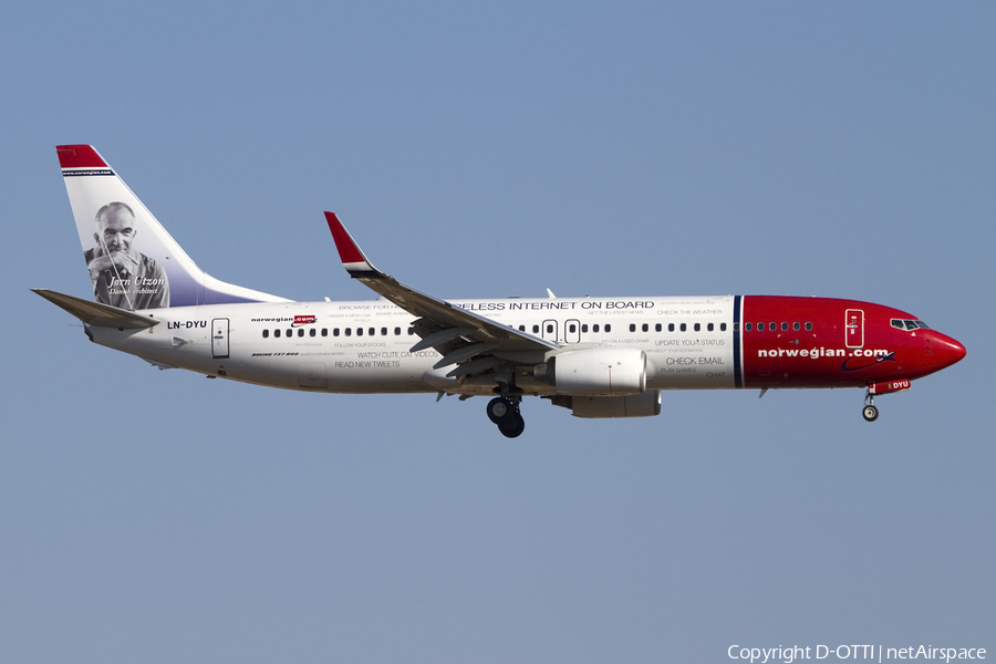Norwegian Air Shuttle Boeing 737-8JP (LN-DYU) | Photo 415093
