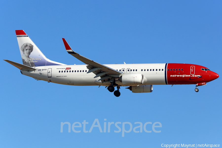 Norwegian Air Shuttle Boeing 737-8JP (LN-DYV) | Photo 174763