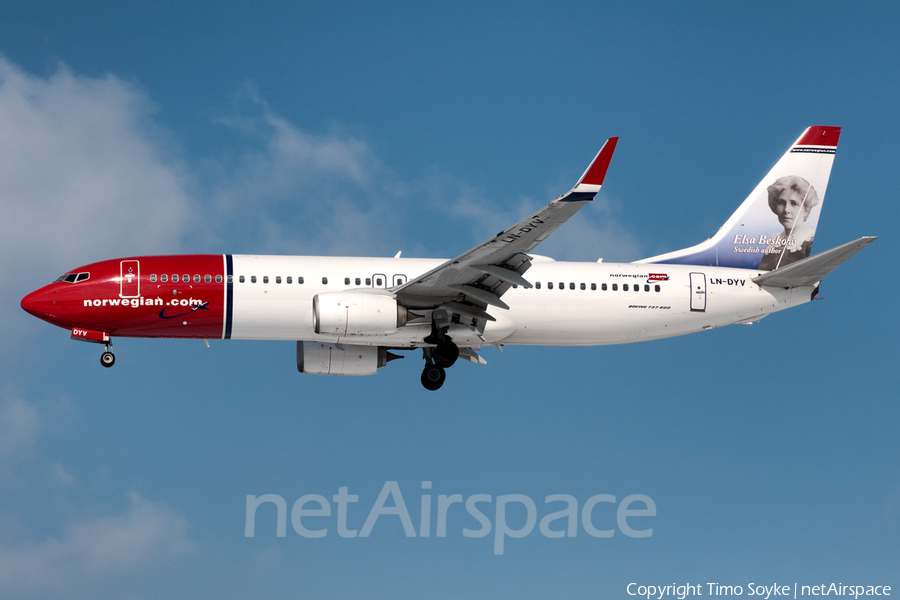 Norwegian Air Shuttle Boeing 737-8JP (LN-DYV) | Photo 22076